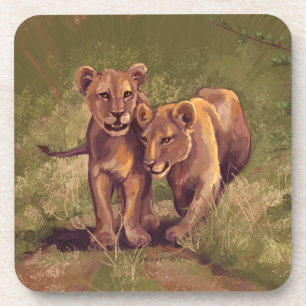 Lion Cubs Untersetzer