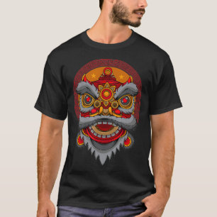 Lion Dance Head Happy Chinesisch Neues Jahr t T-Shirt