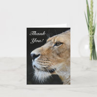 Lion Dankeschön Karte