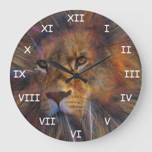 Lion dans la galerie Horloge ronde