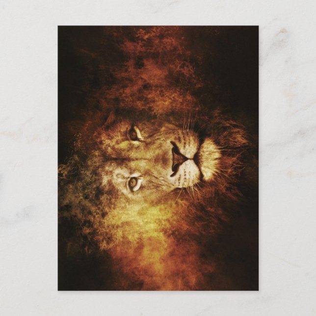 Lion de Juda - Jah Rastafari - Carte postale (Devant)