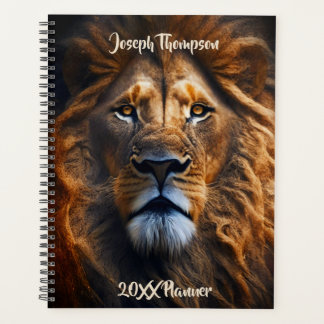 Lion de Juda Planificateur personnalisé avec texte