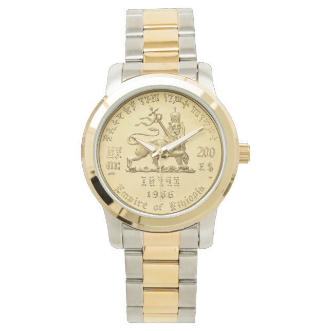 Lion de Judah - Empire d'Éthiopie - Montre (devant)