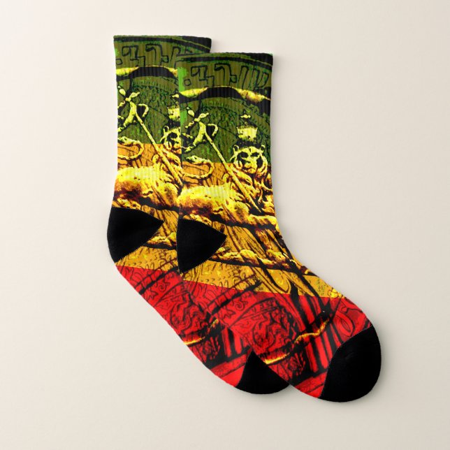 Lion de Judah Mens Socks (Paire)