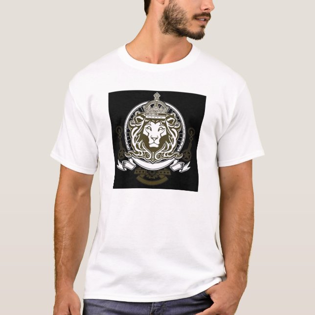 Lion de Judah - T-shirt - citation de Bob Marley (Devant)