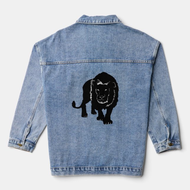 Lion Denim Jacket Jeansjacke (Rückseite)