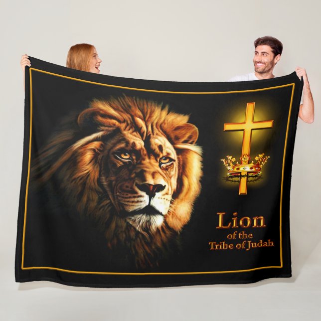 LION DES TRIBE FLEECEDECKE (Beispiel)