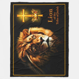 LION DES TRIBE FLEECEDECKE