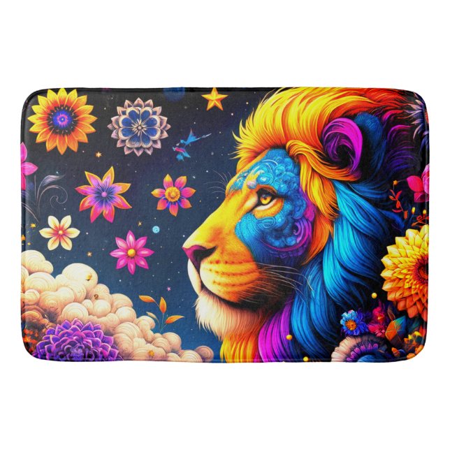 Lion Design Badematte (Vorderseite)