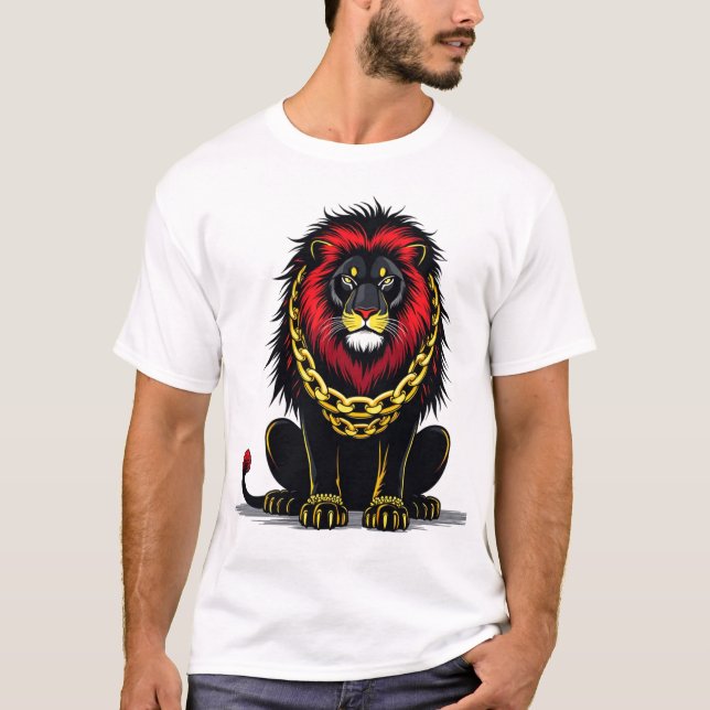 Lion Design T-Shirt (Vorderseite)
