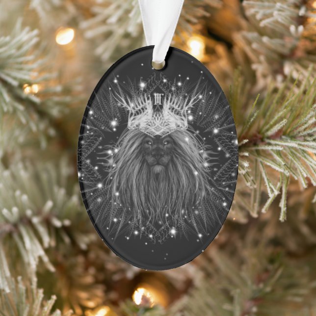 Lion d'étoile avec monogramme de couronne (Arbre)