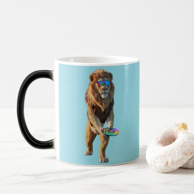 Lion Disk Golf Tasse (Mit Donut)