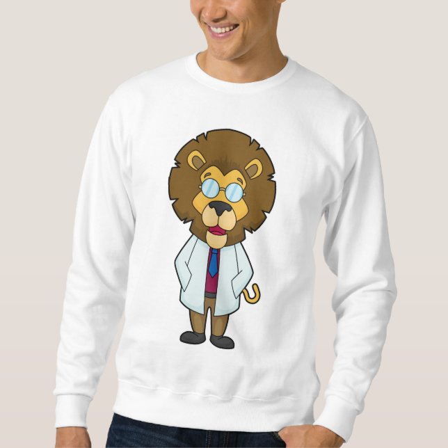Lion Doctor's Coat Sweatshirt (Vorderseite)