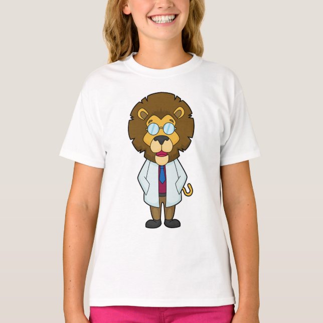 Lion Doctor's Coat T-Shirt (Vorderseite)
