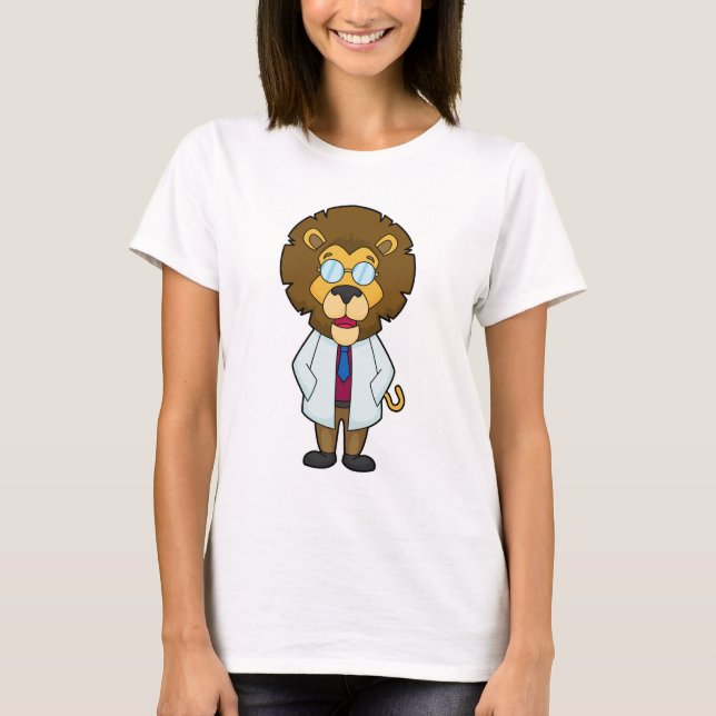 Lion Doctor's Coat T-Shirt (Vorderseite)
