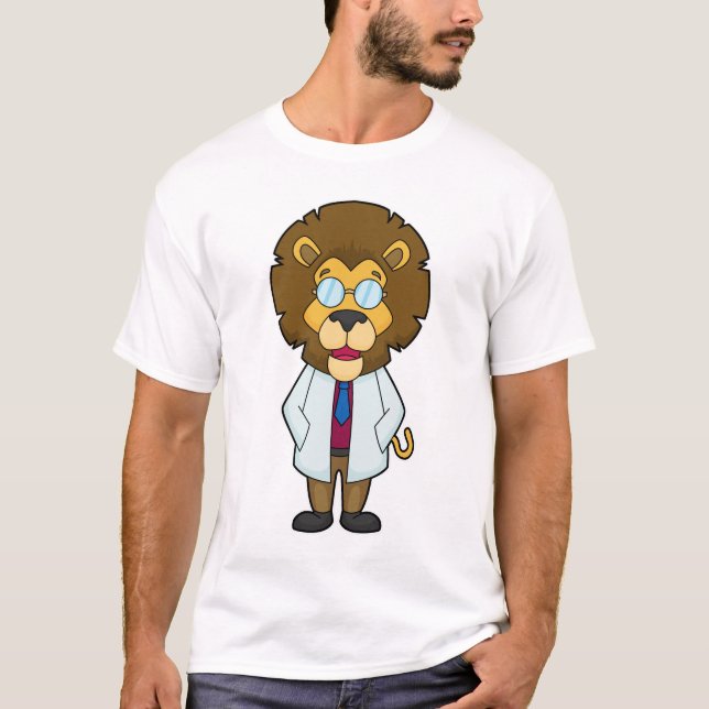 Lion Doctor's Coat T-Shirt (Vorderseite)