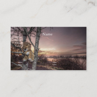 Lion Doll bei Morgendämmerung Visitenkarte