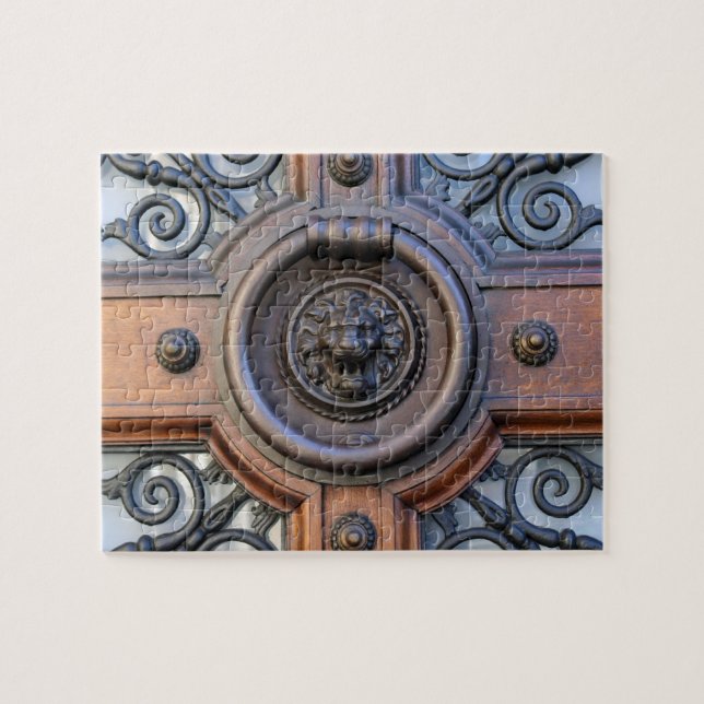 Lion Door Knocker - Barcelona, Spanien-8x10 -110 p (Horizontal)