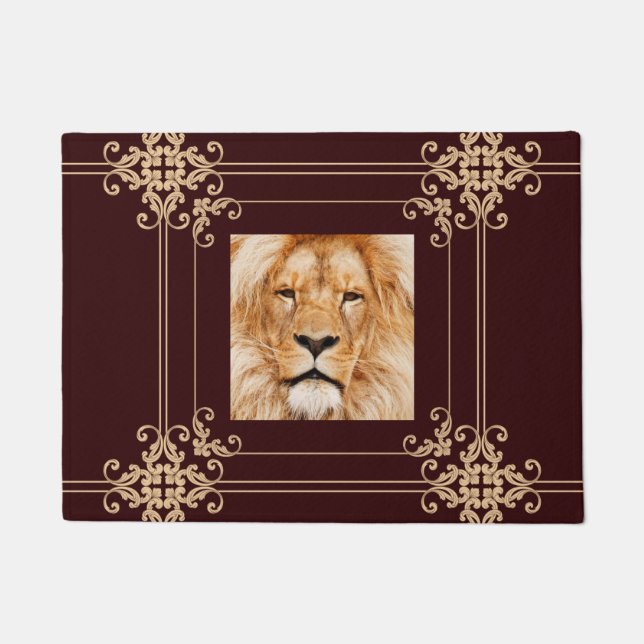 Lion Door Mat Fußmatte (Vorderseite)