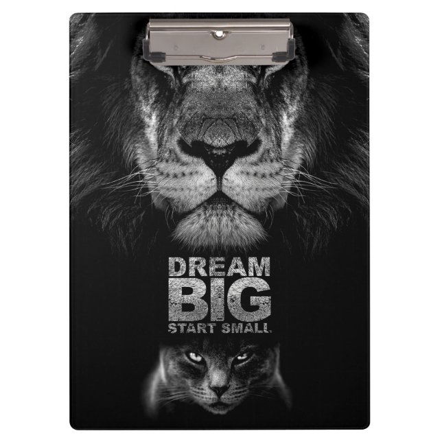 Lion Dream BIG Start Small Klemmbrett (Vorderseite)