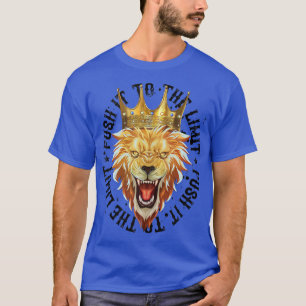 Lion drückte es bis zum Limit Beast Motivation Gym T-Shirt