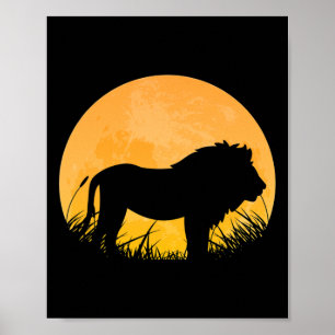 Lion Easy Halloween Outfit Lionet Cub Moon Kostüm Poster