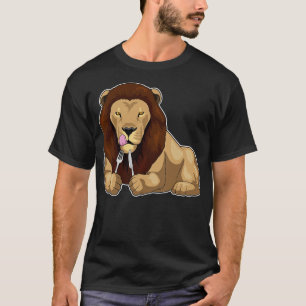Lion Eating Knife Gabel T-Shirt