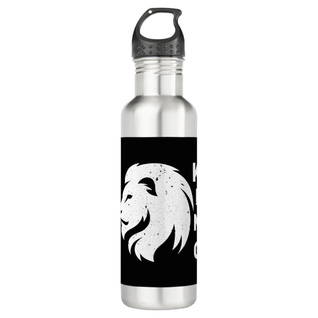 Lion Edelstahlflasche (Vorderseite)