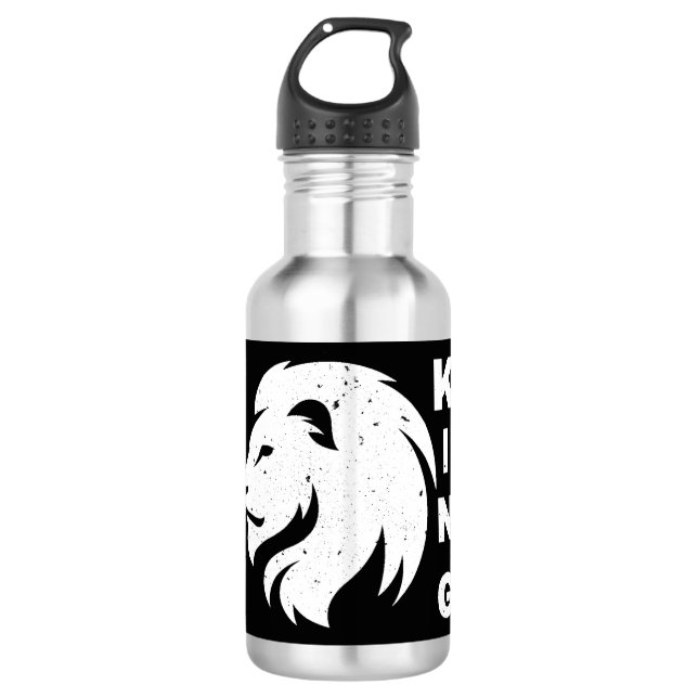 Lion Edelstahlflasche (Vorderseite)
