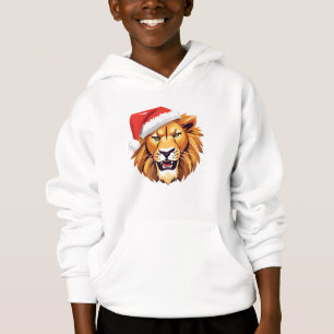 Lion en colère face Safari Père Noël Costume de No