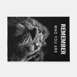 Lion erinnere dich daran, wer du bist fußmatte