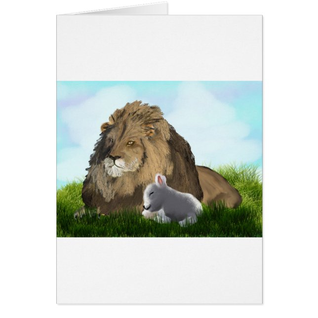 lion et agneau (Devant)