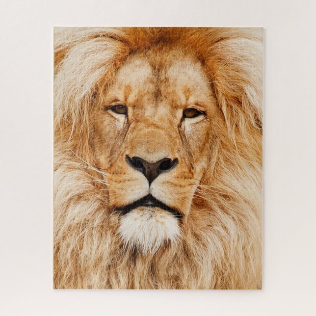 Lion Face Jigsaw Puzzle (Vertikal)