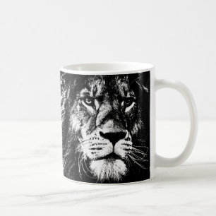 Lion Face The King Animals Template Pop Art Kaffeetasse