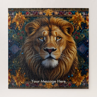 Lion fantasy colour painting Wildlife Art