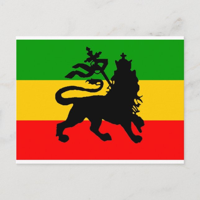 Lion Flag Postkarte (Vorderseite)