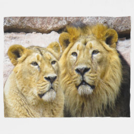 Lion Fleece Blanket