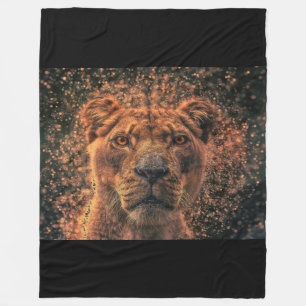 Lion Fleece Blanket