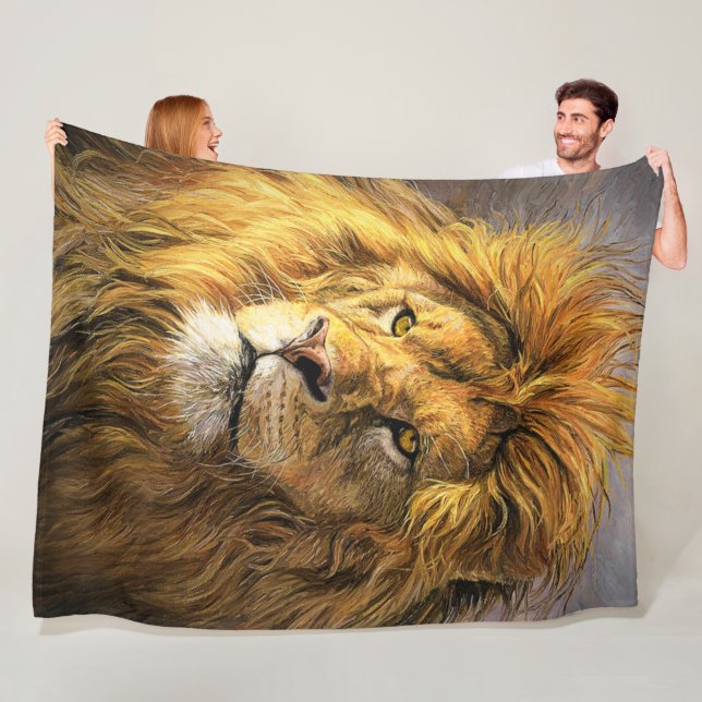 Lion Fleecedecke (Beispiel)