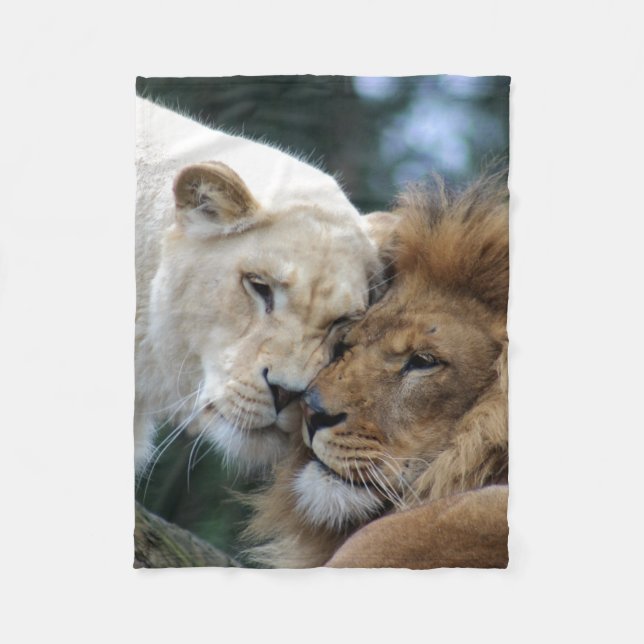 Lion Fleecedecke (Vorderseite)