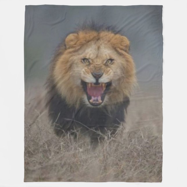 LION FLEECEDECKE (Vorderseite)