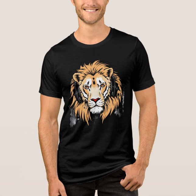 Lion Flow Tri-Blend Shirt (Vorderseite)