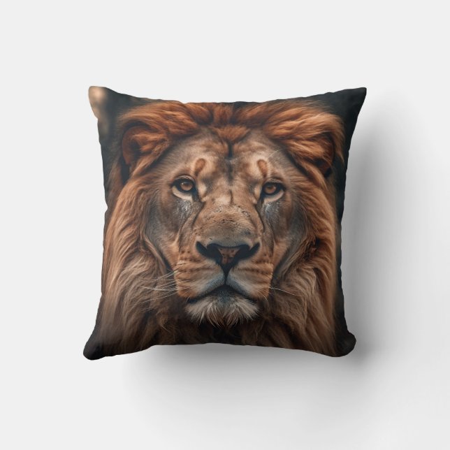 Lion Fotografy Kissen (Rückseite)
