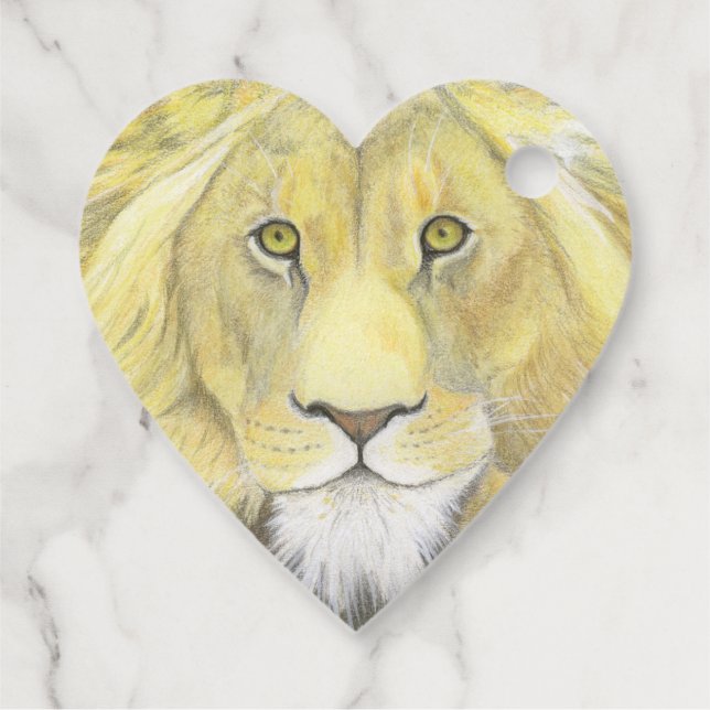 Lion Geschenkanhänger (Rückseite)