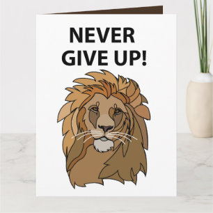 Lion gibt nie Lion auf Karte