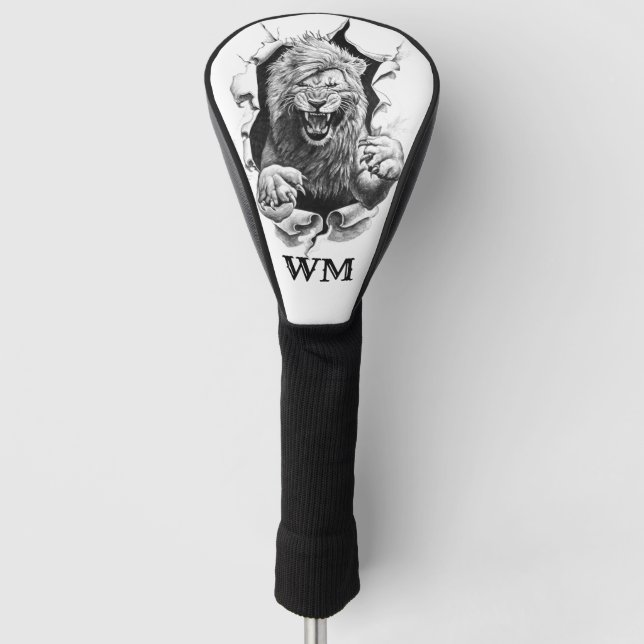 Lion Golf Head Cover Golf Headcover (Vorderseite)