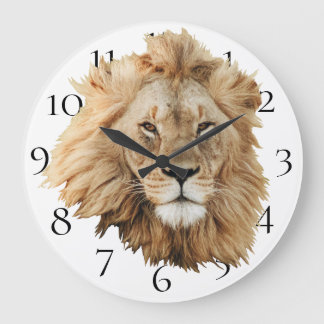 Lion Große Wanduhr