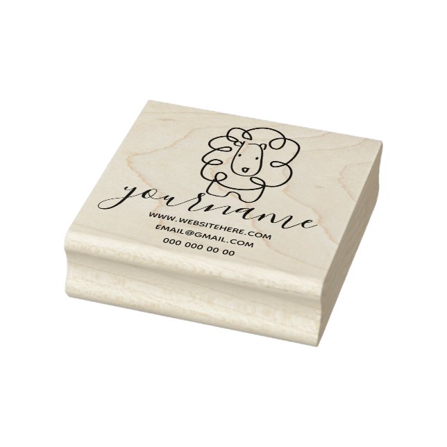 Lion Gummistempel (Stempel)