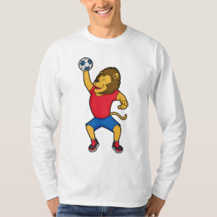 Lion Handball Spieler Handball T-Shirt