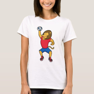 Lion Handball Spieler Handball T-Shirt